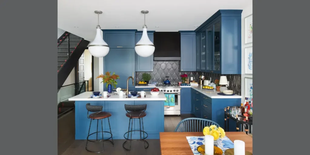 Colorful Kitchen Cabinets