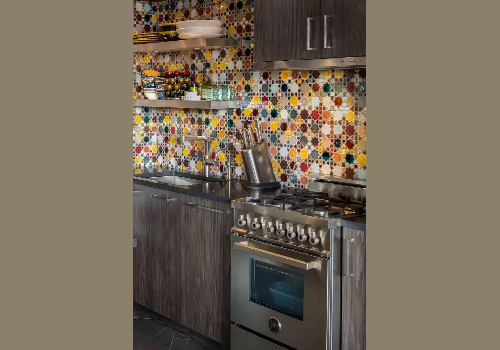 Colorful Mosaic Kitchen Tiles
