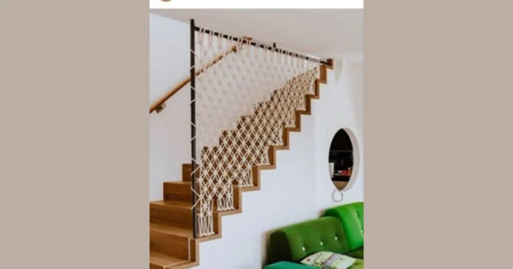 Macrame Boho Railing Design