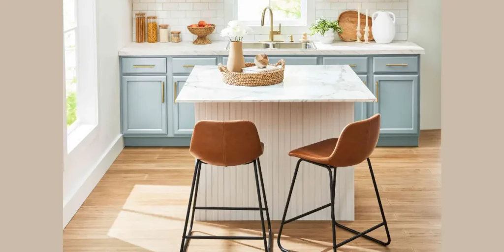 Compact Two-Seat Kitchen Island