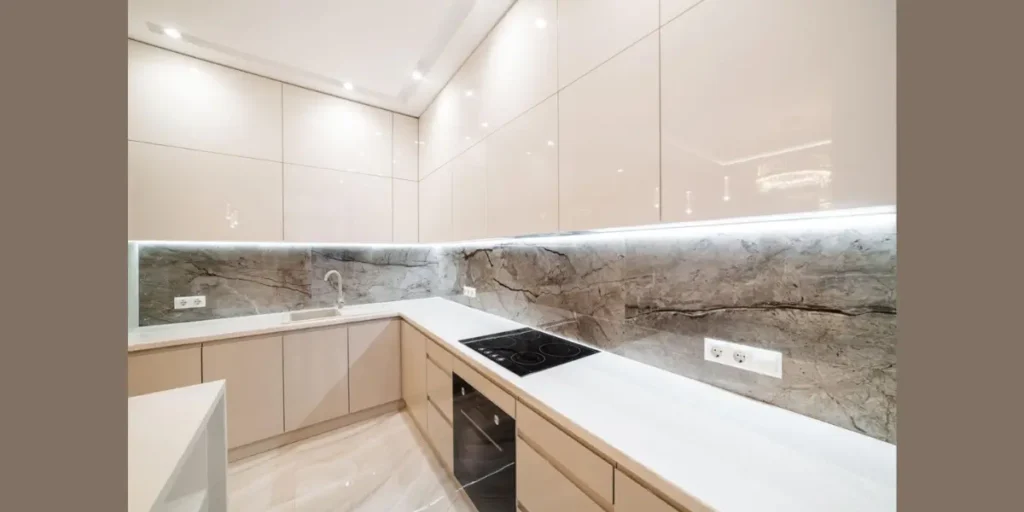 Contemporary Lighting Kitchen Interior