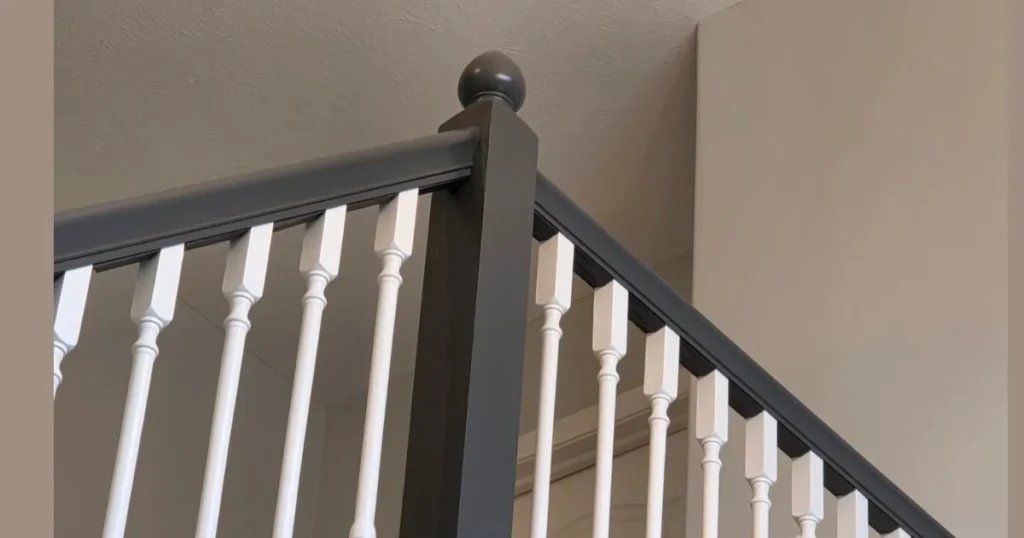 Stain Your Wood Railing in a Rich Dark Tone