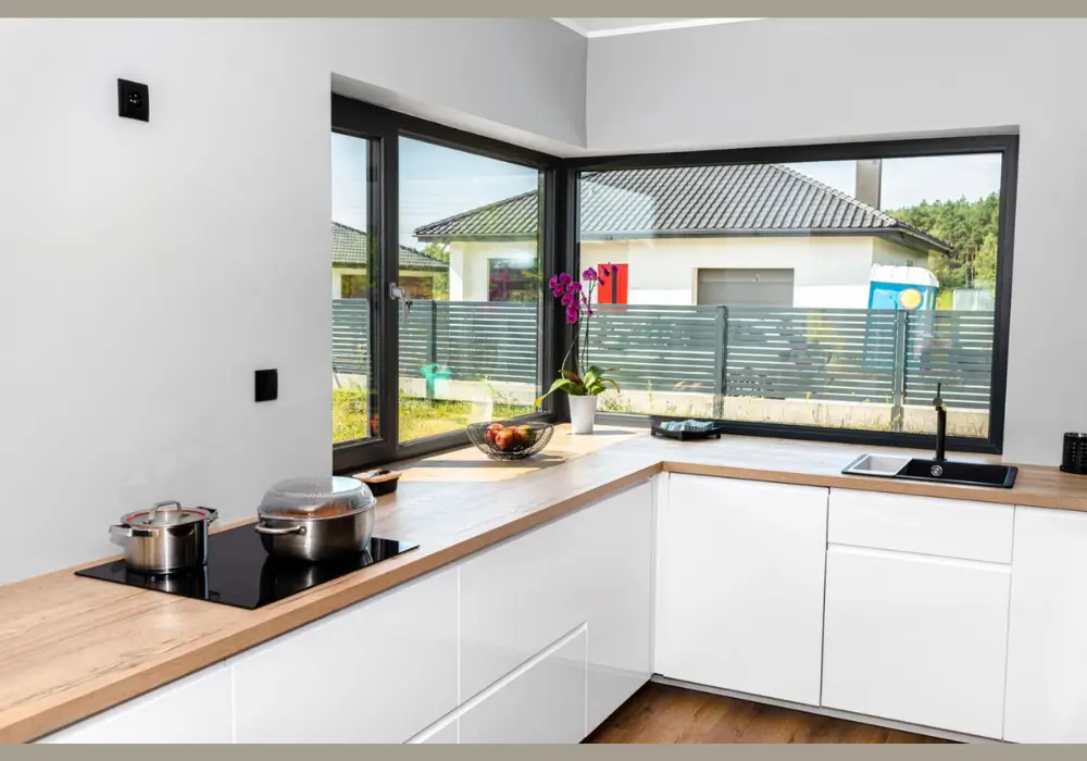 Corner Kitchen Window