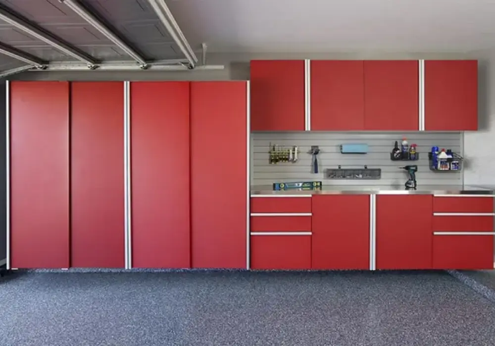 Custom Built-In Garage Cabinets