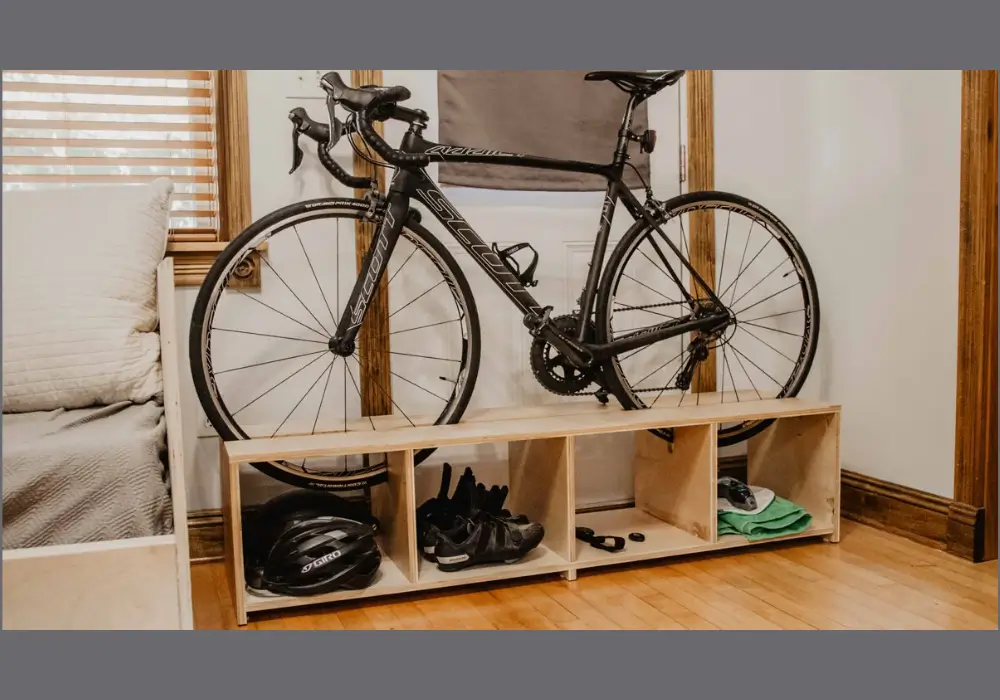 DIY Wooden Bike Rack
