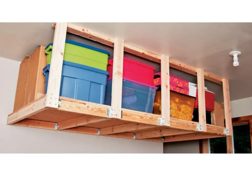 DIY Wooden Ceiling Rack