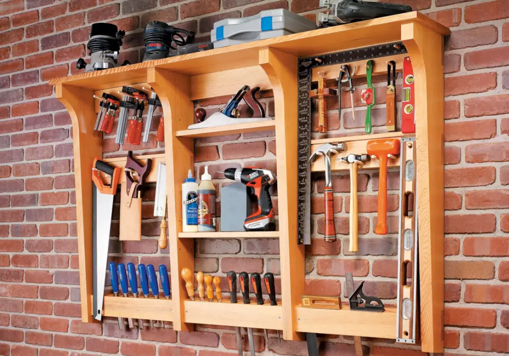 DIY Wooden Tool Rack
