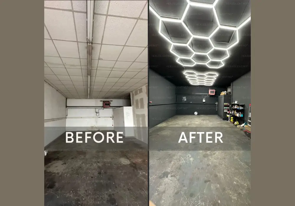 Dark Garage to Bright Organized Space