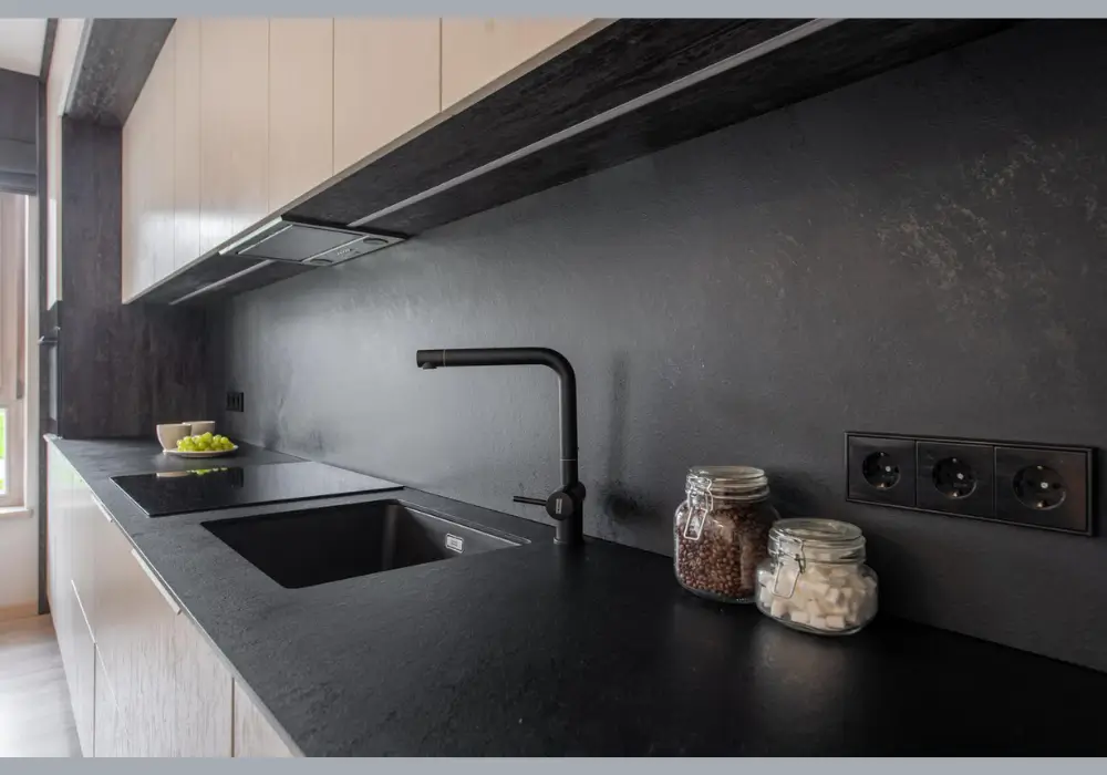 Dark Stone Countertops for Bold Kitchen Contrast