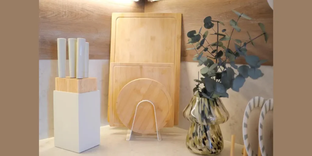 Decorative Cutting Board Display