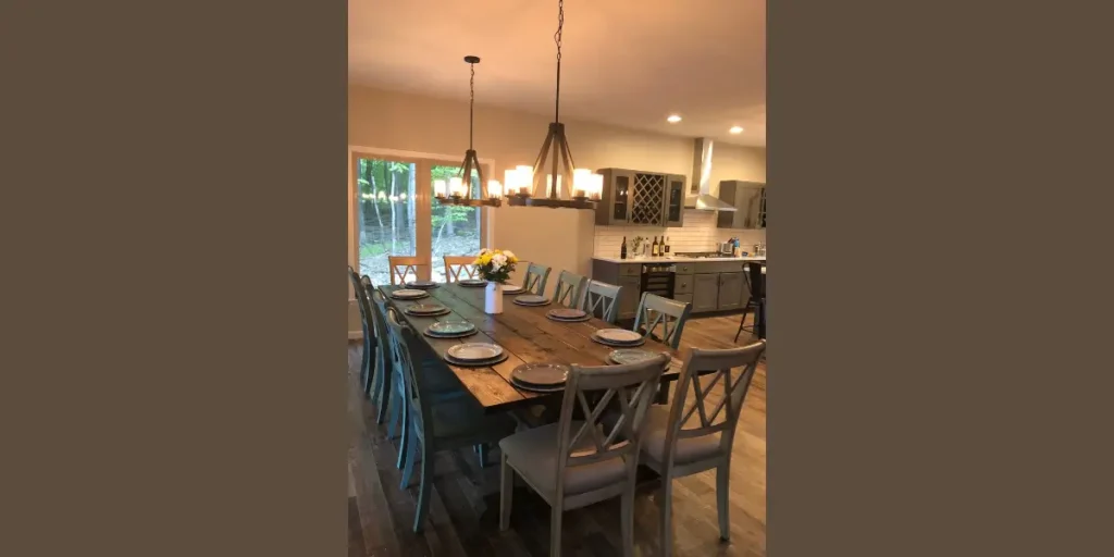 Farmhouse Style Kitchen Table
