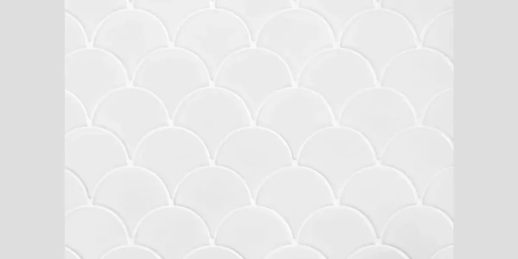 Fish Scale Tile Backsplash