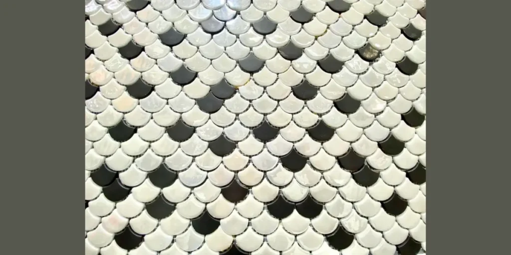 Fish Scale Tile Backsplash