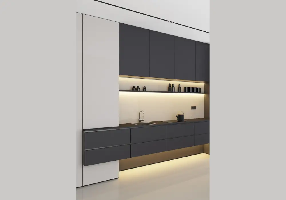 Floating Kitchen Cabinet Design