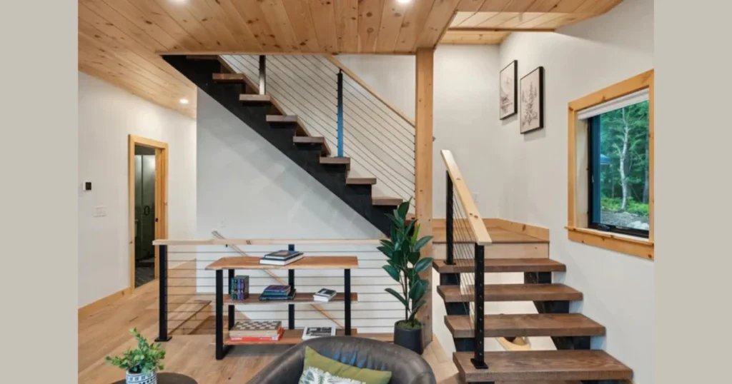 Mixed Material Indoor Railing Ideas for Balanced Design