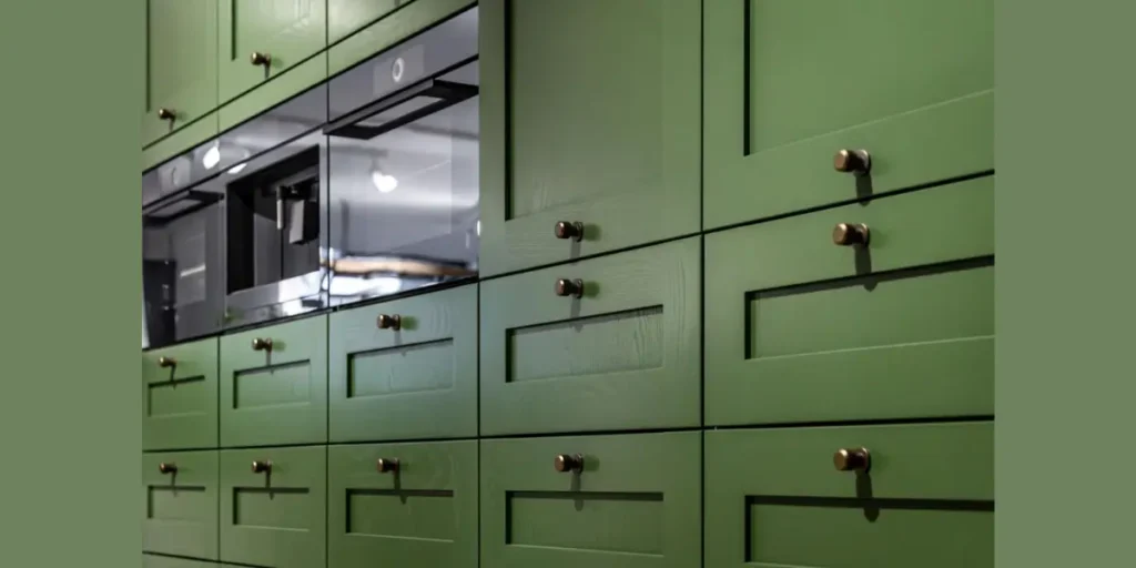Forest Green Kitchen Cabinets