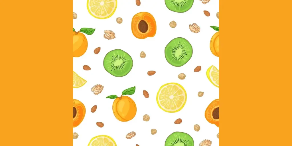 Fruit and Food Theme Wallpaper