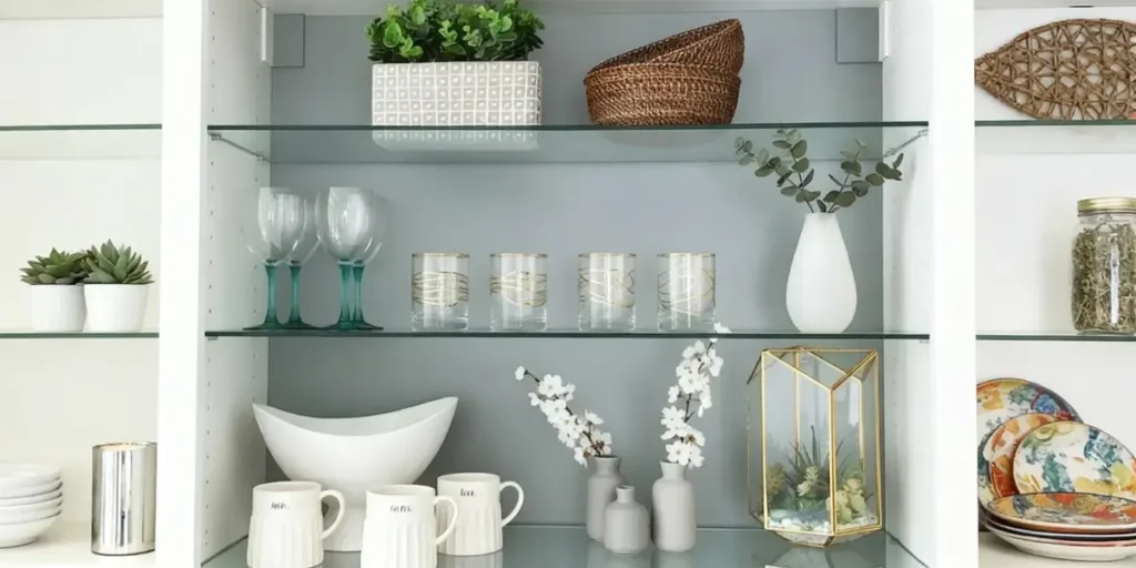 Glass Floating Shelves