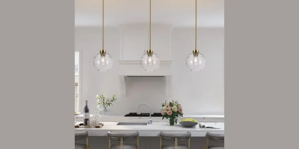 Glass Globe Island Lighting