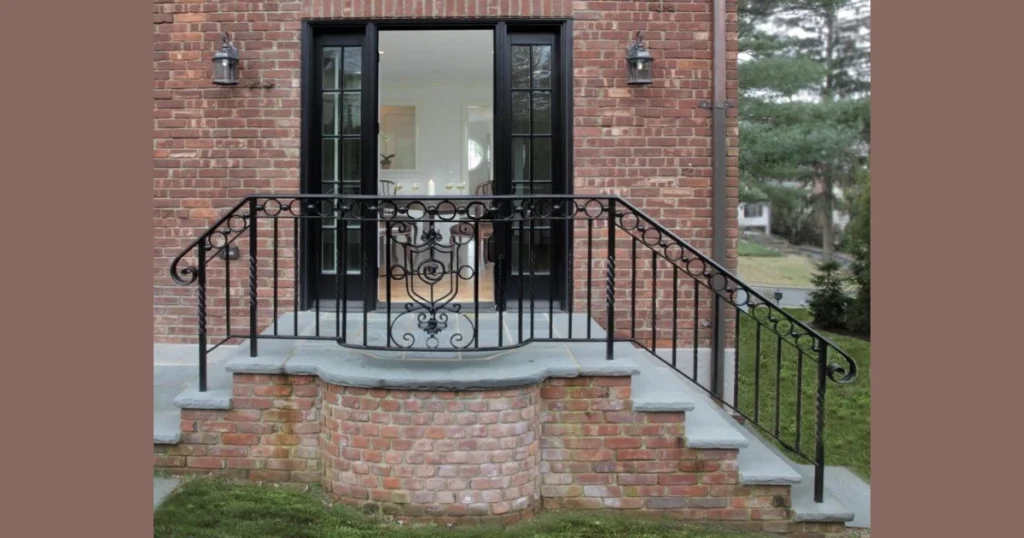 Wrought Iron Decorative Porch Railing