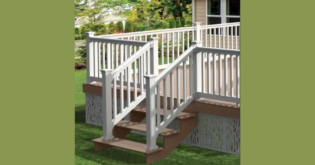 PVC Outdoor Railing for Affordable and Weather Resistance