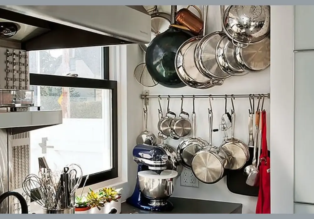 Hanging Pots and Utensils
