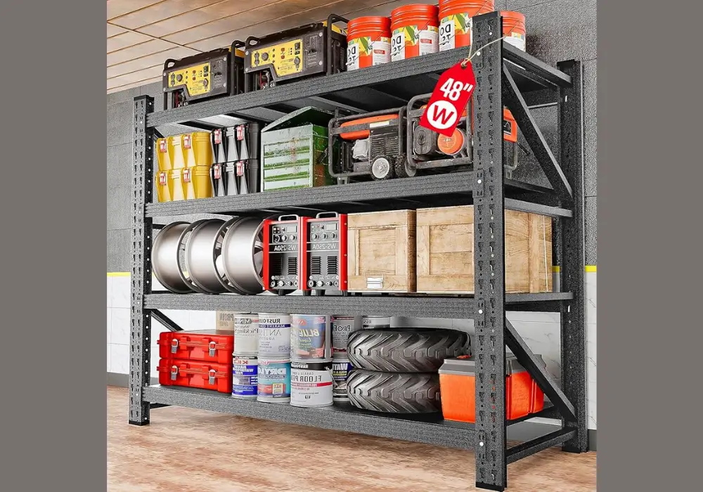 Heavy-Duty Metal Shelving Units