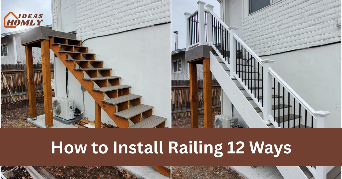 how to install railing