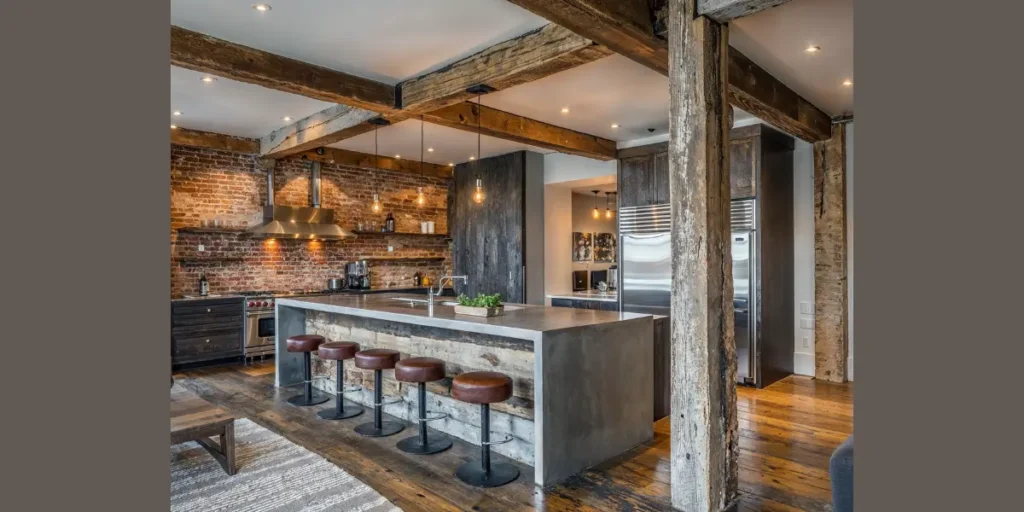 Industrial Style Kitchen Interior