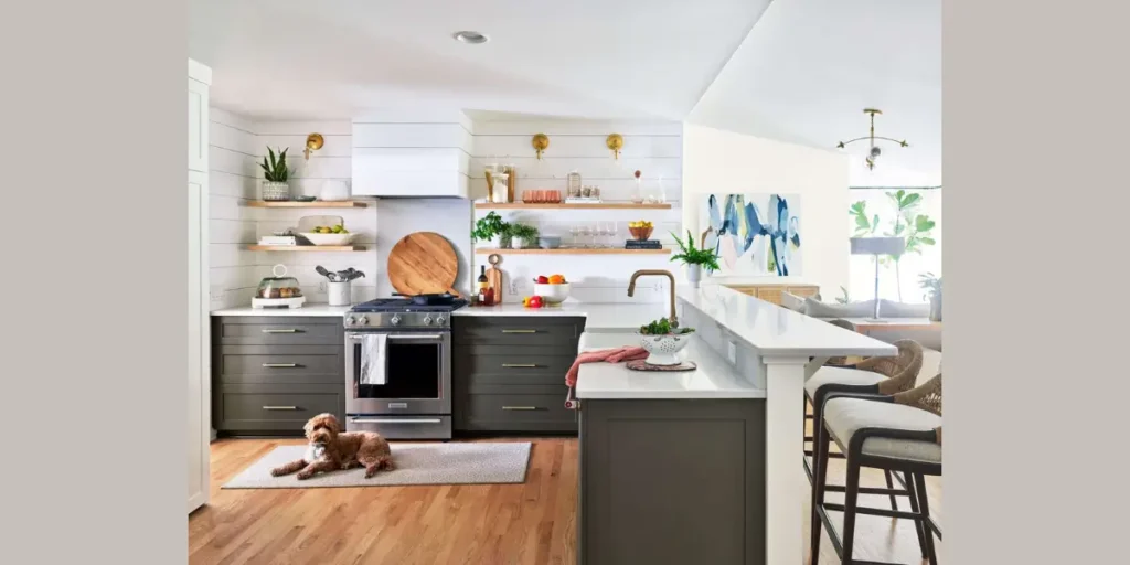 Install Open Shelving