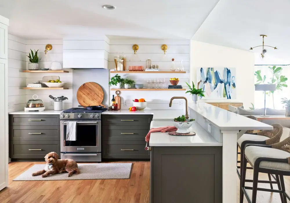 Install Open Shelving