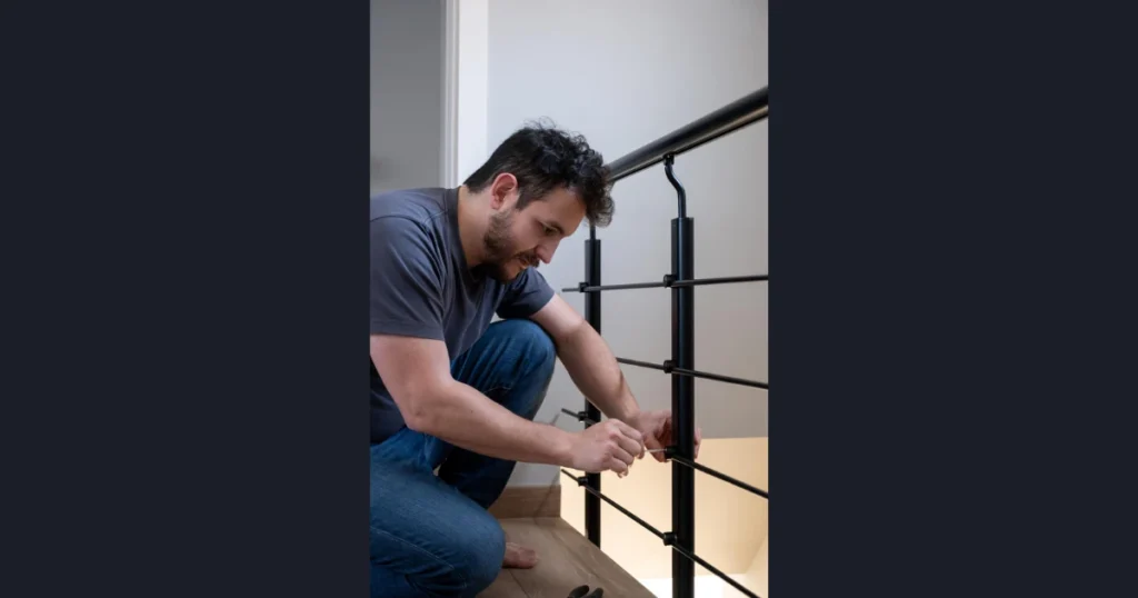 Install a Wall Side Stair Handrail