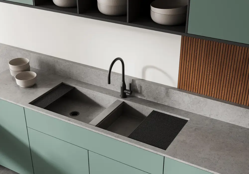 Integrated Sink and Countertop
