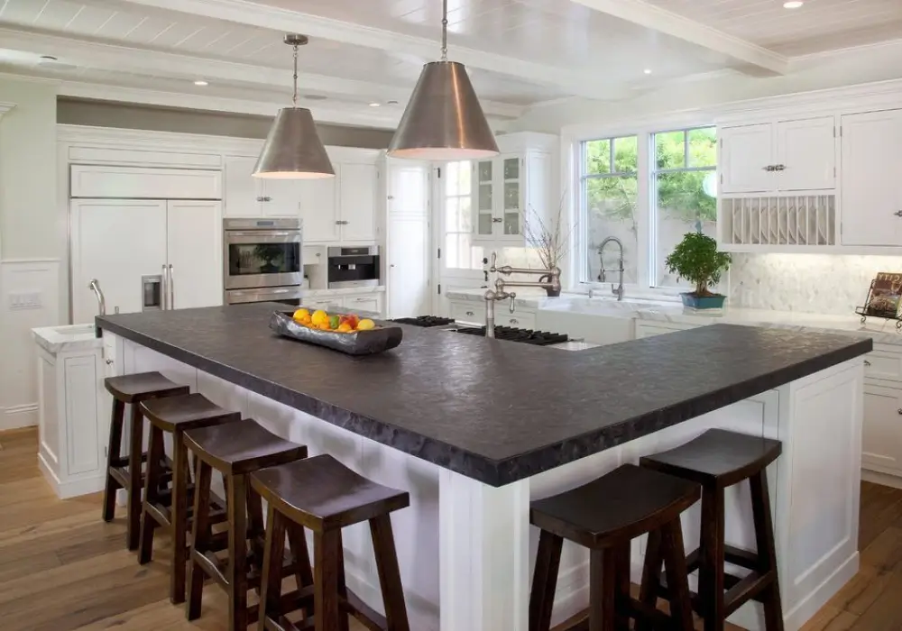 L-Shaped Island Seating