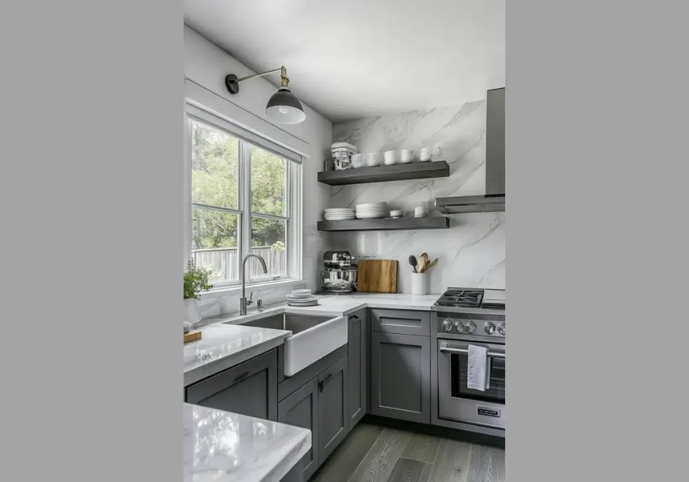 L-Shaped Kitchen Design