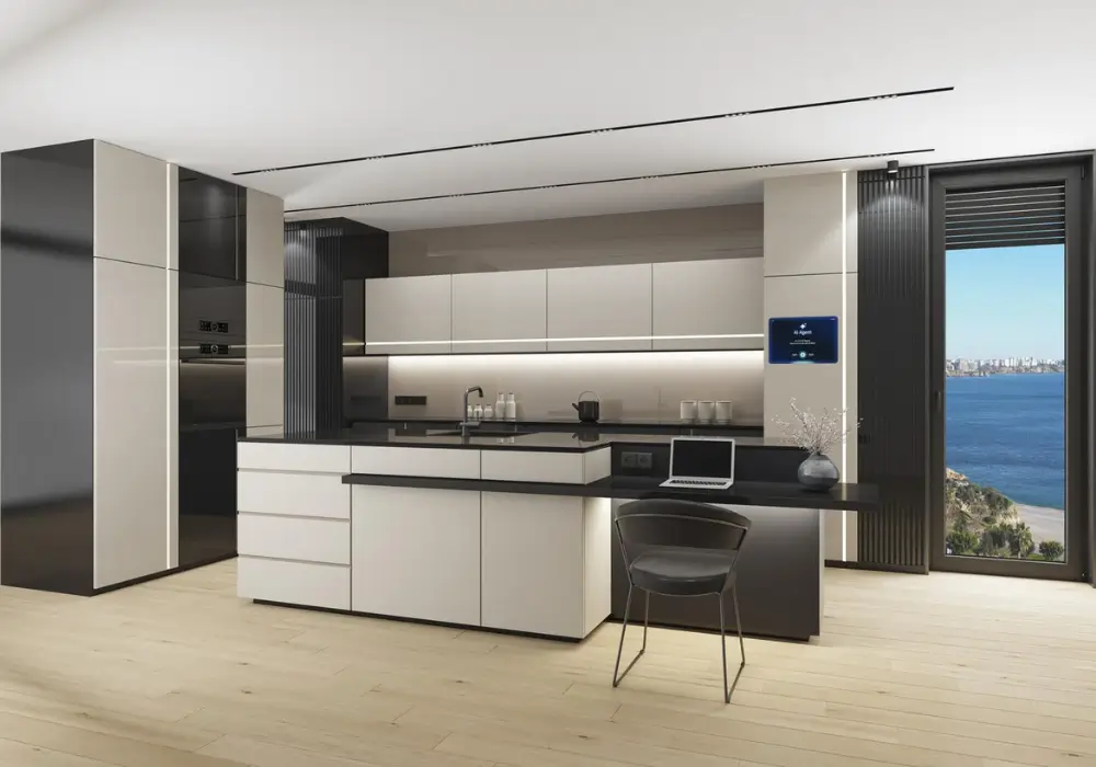 L-Shaped Kitchen Floor Plan