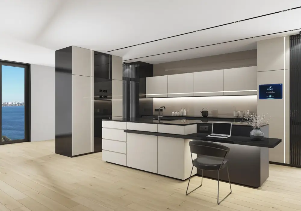 L-Shaped Kitchen Furniture Design