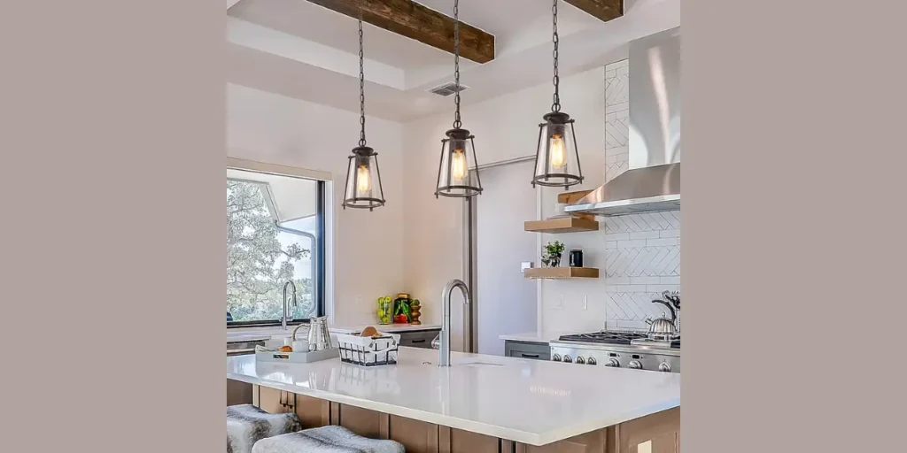 Lantern Style Kitchen Lighting