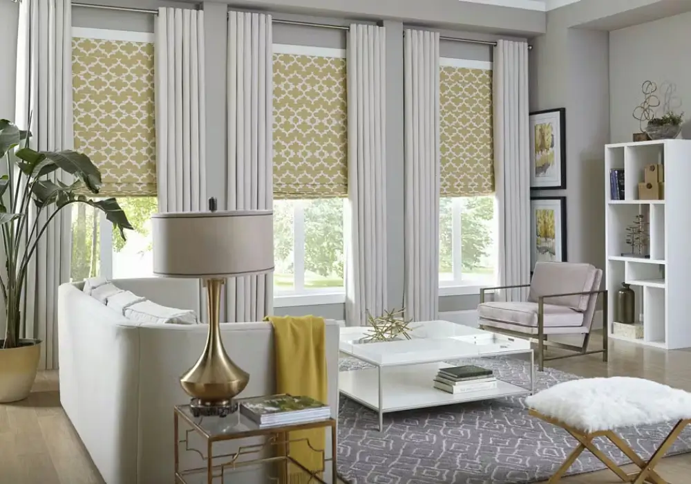 Layered Window Treatments