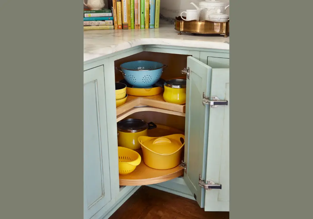 Lazy Susan Corner Organizer