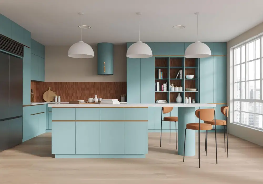 Light Blue Kitchen Color