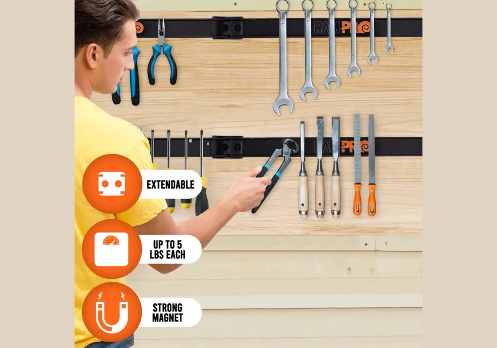 Magnetic Tool Holder Strips