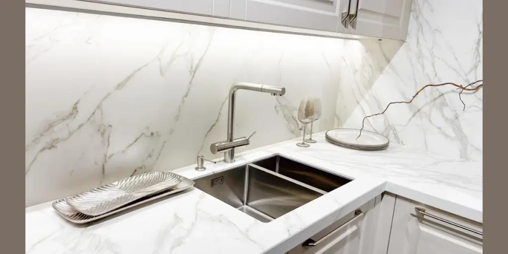 Marble Luxury Kitchen Interior