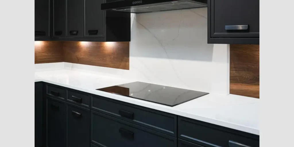 Matte Black Kitchen Cabinets