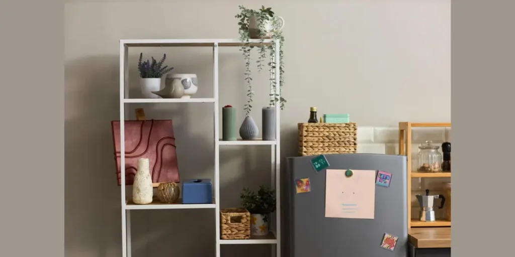 Minimalist Kitchen Shelf Styling