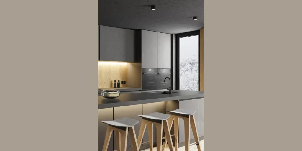 Minimalist Modern Kitchen Island