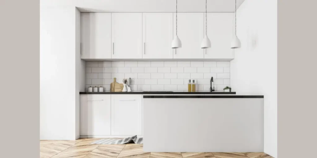 Minimalist White Kitchen