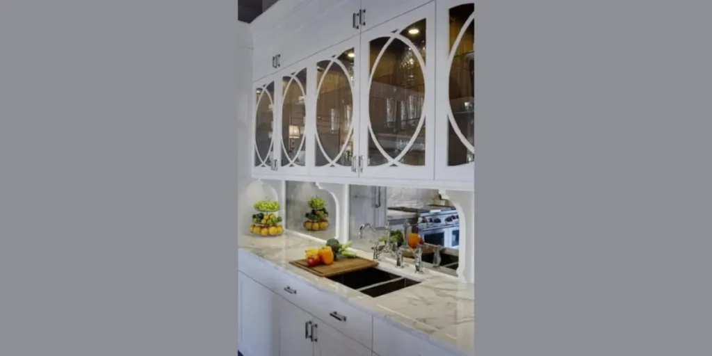 Mirror Tile Backsplash