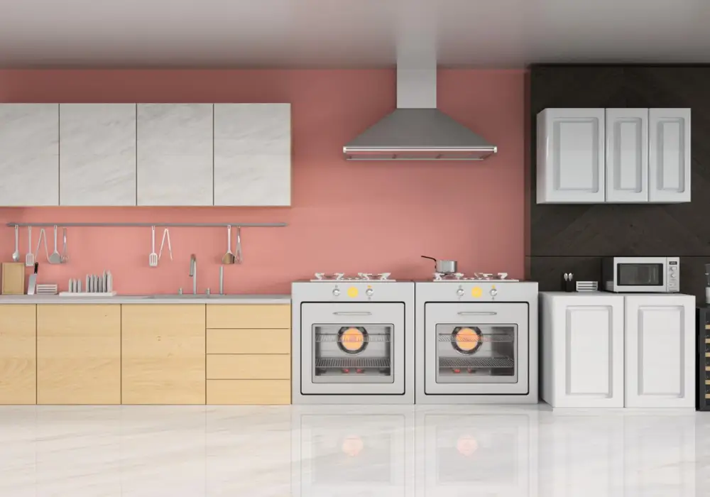 Mixed Material Kitchens