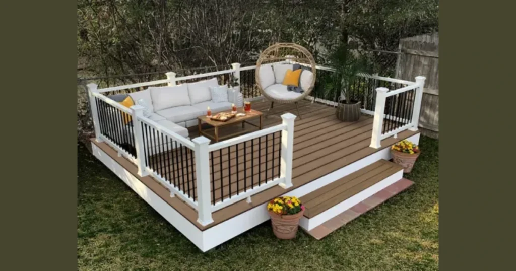 Decorative Metal Panel Backyard Railing Ideas for Visual Impact